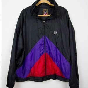 Vintage 90'S USA OLYMPIC WINDBREAKER